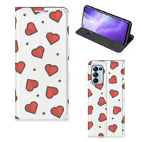 OPPO Find X3 Lite Hoesje met Magneet Hearts - thumbnail