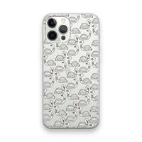 Zwanen: iPhone 12 Pro Max Transparant Hoesje