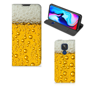 Motorola Moto G9 Play Flip Style Cover Bier