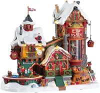Lemax elf made toy factory bewegend kersthuisje Santa&apos;s Wonderland 2018