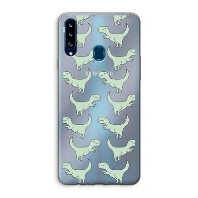Dinos: Samsung Galaxy A20s Transparant Hoesje