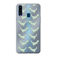 Dinos: Samsung Galaxy A20s Transparant Hoesje