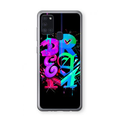 Dream: Samsung Galaxy A21s Transparant Hoesje