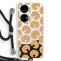 Croissant: Huawei P50 Transparant Hoesje met koord