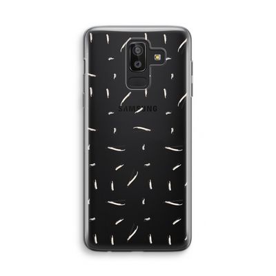 Hipster stripes: Samsung Galaxy J8 (2018) Transparant Hoesje