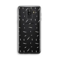 Hipster stripes: Samsung Galaxy J8 (2018) Transparant Hoesje