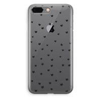 Kleine kattenkopjes: iPhone 8 Plus Transparant Hoesje