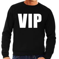 VIP tekst sweater / trui zwart voor heren