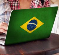 laptop sticker Brazilië - thumbnail