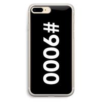 #9000: iPhone 7 Plus Transparant Hoesje #9000: iPhone 7 Plus Transparant Hoesje