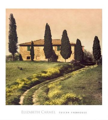 Kunstdruk Elisabeth Carmel - Tuscan Farmhouse 45x50cm