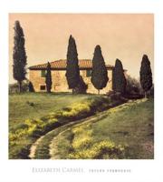 Kunstdruk Elisabeth Carmel - Tuscan Farmhouse 45x50cm