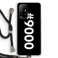 #9000: Oppo A95 5G Transparant Hoesje met koord
