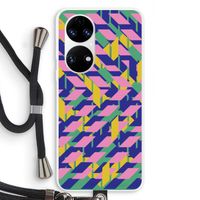 Skew Blush 1: Huawei P50 Transparant Hoesje met koord