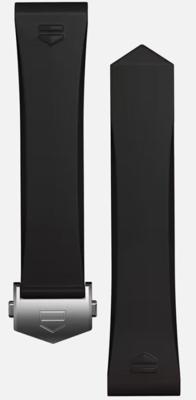 Horlogeband Smartwatch Tag Heuer BT6255 Rubber Zwart