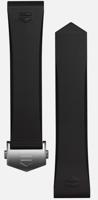 Horlogeband Smartwatch Tag Heuer BT6255 Rubber Zwart