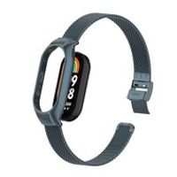 Milanese bandje met case - Space grey - Xiaomi Smart band 8 - thumbnail