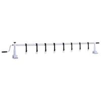 VidaXL Zwembadhoesroller met kunststof frame