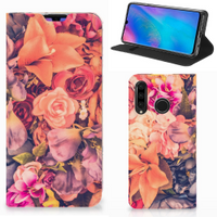 Huawei P30 Lite New Edition Smart Cover Bosje Bloemen