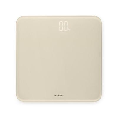 Brabantia ReNew Personenweegschaal - tot 180kg - batterijen - soft beige 223440