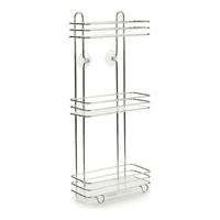 Badkamerschappen Berilo Transparant Zilverkleurig 26 x 59,5 x 13,5 cm 13,5 x 59,5 x 26 cm