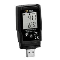 PCE Instruments PCE-PDFL 10 PDF-datalogger Te meten grootheid Luchtvochtigheid, Temperatuur, Luchtdruk, Luchtdruk (atmosfeer) -30 tot 60 °C 0 tot 100 % Hrel