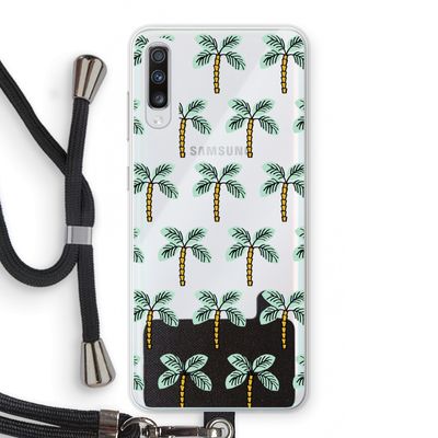 Paradise: Samsung Galaxy A70 Transparant Hoesje met koord
