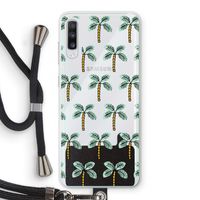 Paradise: Samsung Galaxy A70 Transparant Hoesje met koord