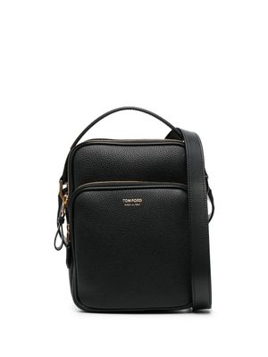 TOM FORD sacoche à logo imprimé - Noir
