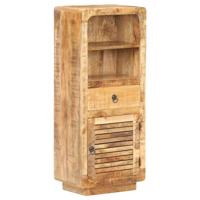Hoge kast 45x32x110 cm ruw mangohout