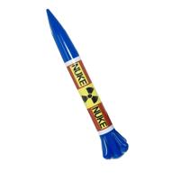 Smiffys Opblaasbare nucleaire raket - 87 cm - verkleedaccessoires Smiffys Opblaasbare nucleaire raket - 87 cm - verkleedaccessoires
