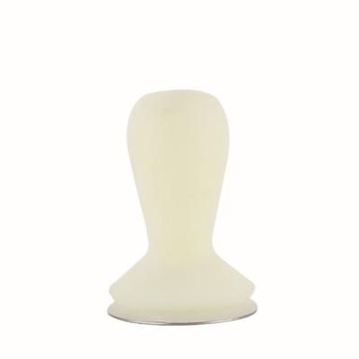 58mm koffie Tamper gekleurd siliconen Frosted handvat koffie hamer 304 RVS poeder pers koffie accessoires melk wit