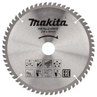 Makita Accessoires D-65610 Afkortzaagblad | div. materialen | 216x30x2,4 | 60T | 5g - D-65610