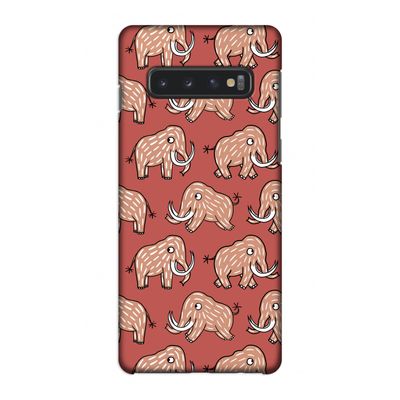 Mammoet: Samsung Galaxy S10 4G Volledig Geprint Hoesje