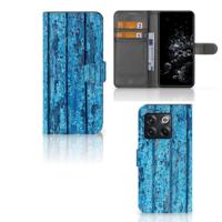 OnePlus 10T | Book Style Case | Wood Blue