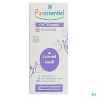 Puressentiel Mass.olie Lavendel-neroli Bio 100ml
