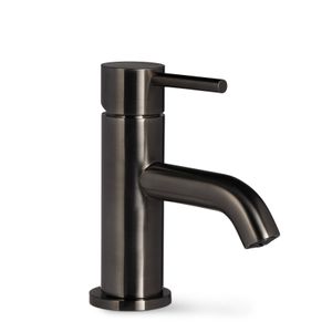 Fonteinkraan Blue Label Brondby Xl | Opbouw | Koudwater kraan | Laag model | 1-hendel | Rond | Gunmetal PVD