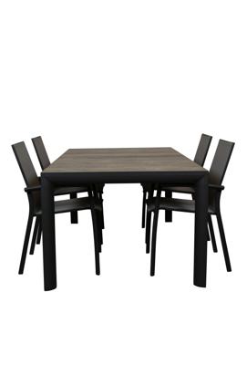 Qopps Kings tuintafel met Tampa stapelstoel