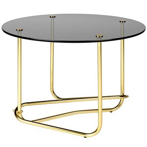 Gubi Mategot Lounge Table Salontafel Smoked Glas