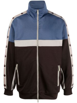 DSQUARED2 sweat à bandes logo - Bleu