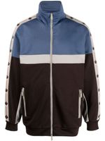 DSQUARED2 sweat à bandes logo - Bleu