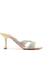 Aquazzura mules Gatsby 75 mm - Blanc - thumbnail