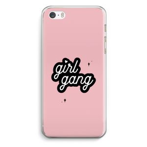 Girl Gang: iPhone 5 / 5S / SE Transparant Hoesje