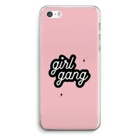 Girl Gang: iPhone 5 / 5S / SE Transparant Hoesje