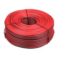 luidsprekerkabel rood/zwart 2x1.5qmm (rol=100m) p.p/mtr | 100 Meter stuks