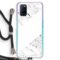Biggest stripe: Oppo A52 Transparant Hoesje met koord