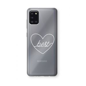 Best heart pastel: Samsung Galaxy A31 Transparant Hoesje