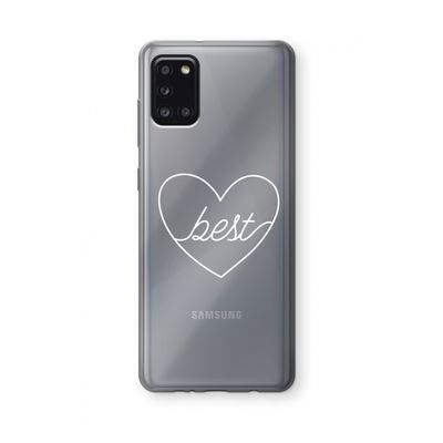 Best heart pastel: Samsung Galaxy A31 Transparant Hoesje