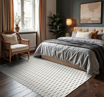 rabaul ikat grijs en beige vinyl tapijt modern