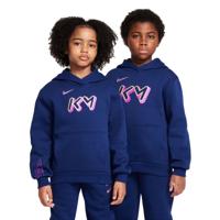 Nike Kylian Mbappé Club Fleece Hoodie 2025-2026 Kids Donkerblauw Paars Goud